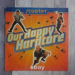 Scooter Our Happy Hardcore Vinyl Album Chrysalis Records Rare 1996 Dance Rave