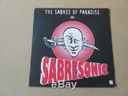 THE SABRES OF PARADISE Sabresonic UK 1ST PRESS 2 x VINYL LP & 7 WARPLP16 WB004