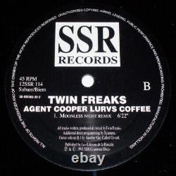 TWIN FREAKS Agent Cooper Lurvs Coffee 12 Vinyl NM Import RARE TECHNO