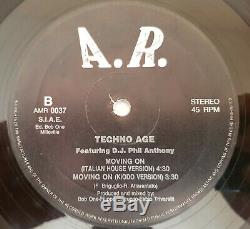 Techno Age Featuring D. J. Phil Anthony Fixation 1990 Italian 12 vinyl single