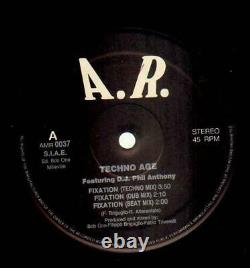 Techno Age Featuring DJ Phil Anthony Fixation Vinyl Single 12inch American Re