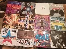 Techno Early 90s Rave HIP HOUSE albums Rare Music. Some Double Lps