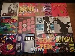 Techno Early 90s Rave HIP HOUSE albums Rare Music. Some Double Lps