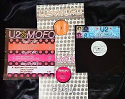 U2 MOFO FULL SET 3 x 12 UK VINYL W. FREE CUSTOM PICTURE PVC WALLET