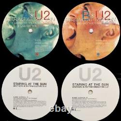 U2 STARING AT THE SUN FULL SET 2 x 12 UK VINYL W. FREE UNIQUE GATEFOLD WALLET