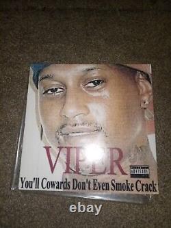 Viper'You'll Cowards Don't Even Smoke Crack' Vinyl LP White Vinyle Double Lp