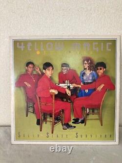 YMO Solid State Survivor Japan Vinyl LP FIRST EDITION Yellow Clear Vinyl